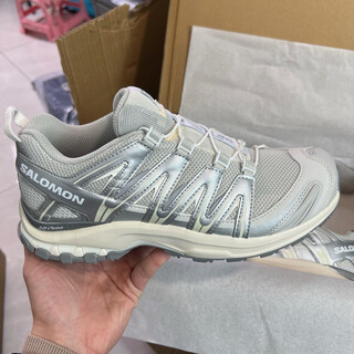 Salomon putian purehara salomon trendy outdoor battlefield gray xa pro 3d couple mountaineering men's and women's sports running shoes silver 38