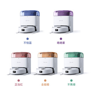 Ecovacs (ecovacs) ecovacs dibao mini sweeping robot automatic intelligent cleaning and sweeping and mopping new product official standard mini red
