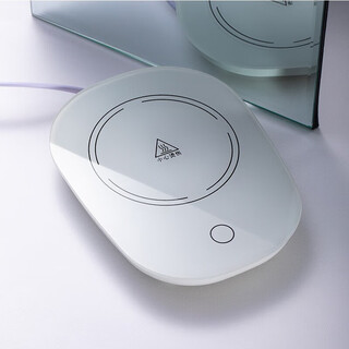 Xiaomi ecological chain same model smart electric heating three-speed adjustable light luxury ins style thermal coaster office milky white 55 degree gravity sensor not available 0l