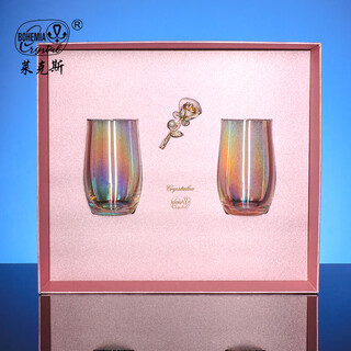 Bohemia crystal czech imported crystal glass water cup housewarming gift high-end beverage cup whiskey glass wine set angela water cup set 380ml