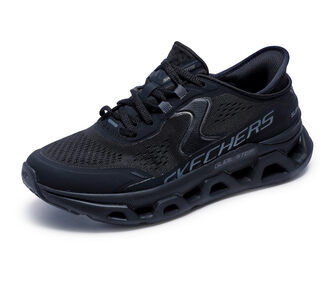 Skechers women's lightweight slip-on sports and casual shoes, memory foam soft sole and comfortable bbk=black/black 7.5 wide version