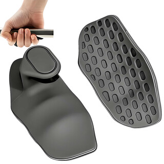 Yuhao silicone palm pads, fitness non-slip gloves, hand guards, horizontal bar pull-up equipment, training gym weightlifting grips, anti-cocooning, ergonomic silicone palm pads - black pair