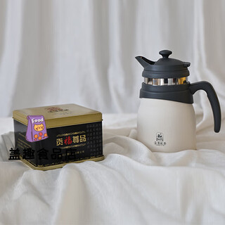 Jingwei fu tea black tea shaanxi fu tea specialty tea golden flower fu brick tea jingyang gift box fu yi pot premium + stew pot