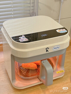 Keheal home glass liner transparent visual air fryer multi-turn-free function all-in-one electric oven zen white