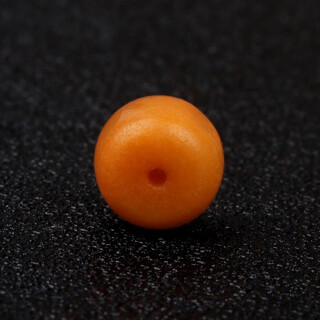 Dl 1998 fat donglai quality beeswax single bead bucket bead natural beeswax russian material old type bead bracelet bracelet orange red skin old wax single bead old beeswax old type bead diameter about 10-11