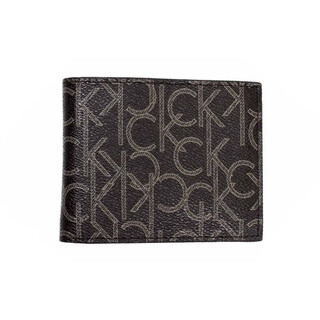 Calvin klein ck classic letter logo printed short folding gift box leather wallet wallet for men
