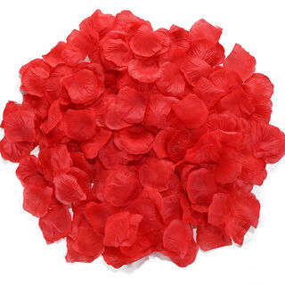 Huaiyin simulated rose petals wedding hand scattering wedding room ktv bar confession proposal valentine's day decoration big red 7000 pieces (1 jin jin is equal to 0.5 kg) no rubbing required