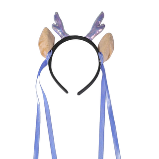 Jieyi nezha's same style ball hair hoop children's hairpin ao bing cute hair hoop with streamer cute hair clip headband hair accessories 1 pack ao bing streamer hair hoop