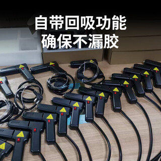 Huili custom manufacturer wholesale 10mlpur hot melt glue dispensing glue gun with precise glue leakage switch handheld heating pneumatic 10ml hot melt glue gun