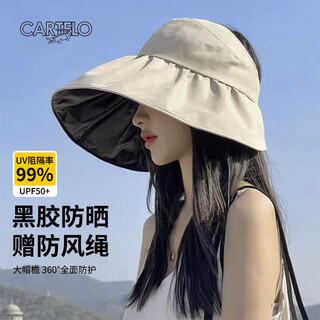 Cardile crocodile vinyl sun protection hat women's sun hat shell sun hat fisherman hat summer anti-uv large brim empty top hat