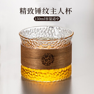 Niye teacup master cup glass small tea cup tea cup single-use tea drinking high borosilicate heat-resistant kung fu tea set