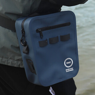 King lure waterproof lure bag multifunctional leg bag messenger bag airtight waterproof bag fishing backpack leg bag/crossbody bag-blue