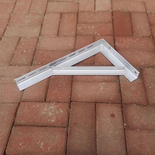 Suitable for air-conditioning outdoor unit bracket angle iron spray-painted rack outdoor unit galvanized iron bracket storage rack hanger triangle 1.5p3 l30 standard 35*25 long hole angle iron
