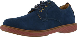 Florsheim boys, supacush flat toe oxford shoes - little and big kids, navy navy 4 big kid