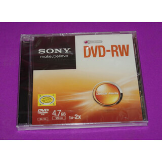 Sony axsm rewritable disc sony dvd-rw burning disc single-chip boxed burning disc dvd+rw