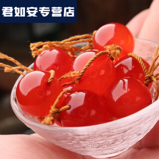 Red carving love herring stone round beads two-way beads waist beads top beads multi-bead beads buddha beads bracelet accessories men and women with beads 8mm/1 piece