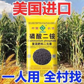 Imported american diammonium phosphate compound fertilizer, agricultural chemical fertilizer, field base fertilizer, flower, fruit and vegetable fertilizer 100jin jin equals 0.5kg (frequently chosen by landowners)