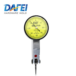 Dafei lever dial indicator shock-proof set of calibration head ruby probe 0-0.8mm magnetic base dial indicator accuracy 0.001 small dial dial indicator 32mm