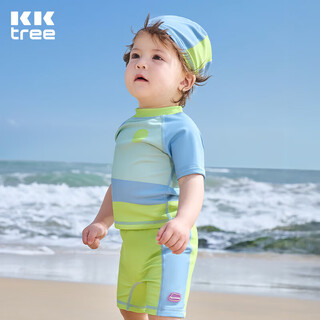 Kocotreekk tree children's swimsuit sun protection quick-drying swimsuit baby split short-sleeved toddler swimsuit