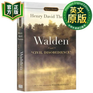 9780451532169 英文原版 梭罗：瓦尔登湖 Walden and Civil Disobedience￥ 蓝思阅读指数1340L