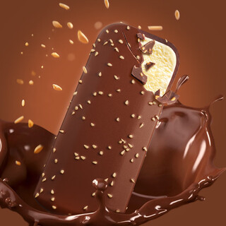 Medengao ice cream sugar-free chocolate sesame crispy 68g*5 sticks ice cream sugar-free ice cream cold drink