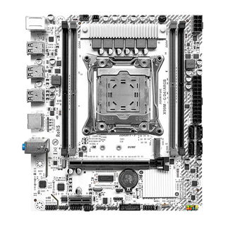 精粤X99主板2011-3针至强E5主板CPU套装电脑台式机办公游戏多开E5 2666V3/E5 2696V3/E5 2680V4 精粤X99M-G D4/ARGB主板 搭配E5 2680V3