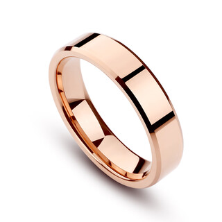 Vzzs ring couple gift color gold index finger ring women's 18k rose gold fashionable men's wedding ring trendy women's model - national standard no. 08