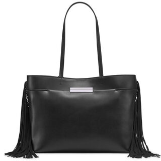 Calvin klein soma three compartment handbag black/silver one size