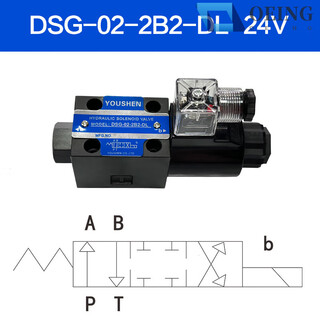 Hydraulic valve solenoid directional valve dsg-02/03-3c2 3c4 3c6 single-head valve double-head valve solenoid valve dsg-02-2b2-dl-dc24v