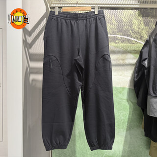 Fila men's fashion brand 2025 summer trendy sports loose cuffed knitted trousers t11m521601 t11m521601fbk black s