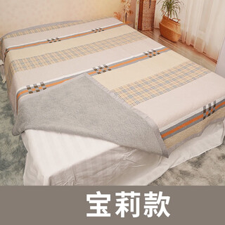 Shantou lincun high luxury lyocell tencel baby velvet bed cover four seasons blanket a side tencel b side baby velvet can bedding baoli 21