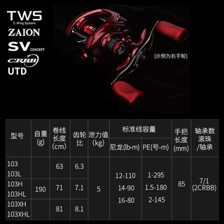 Daiwa salamander stars lure reel long-range micro-object water drop reel fish reel fishing reel fishing reel new year gift salamander 103 sv general-purpose small bait type 6.3 speed others left-handed type