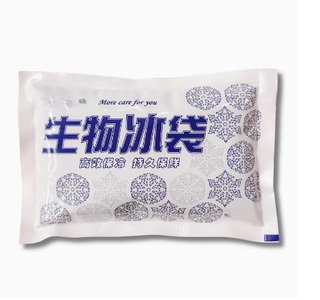 Liuyang ice bag fresh-keeping express special biological ice bag without water filling reusable frozen refrigerated seafood fruit aviation 100g 10 pieces reusable type