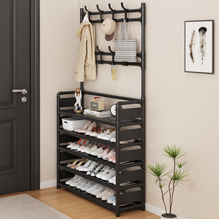 Yimo shoe rack home door multi-layer simple shoe and hat integrated shoe cabinet dormitory rental house storage storage rack 4 layers 80