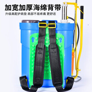 Manual sprayer agricultural disinfection backpack new sprayer pesticide epidemic prevention spray high pressure pool hand watering can manual 20 liter shoulder strap model + 10 pieces of masks
