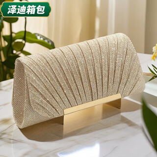 Yunluo bag ladies clutch bag european and american fashion mobile phone bag qixi ladies wallet dress cheongsam clutch bag ladies clutch wallet-champagne color