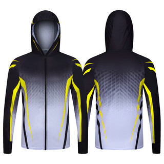 Pulian outdoor sun protection fishing clothing men's summer thin ice silk breathable quick-drying clothing fashionable sun protection clothing customized yage gray clothing 4xl190-210jin jin equals 0.5 kg one size