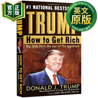 如何致富 英文原版 Trump How to Get Rich 川普 特朗普自传 9780345481030