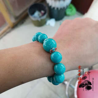 Only double hubei raw mine turquoise bracelet bracelet bracelet necklace buddha round beads loose beads raw stone pendant pendant men and women accessories hubei zhushan turquoise raw stone polishing