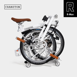 Cranston xueyu white r20 max tri-folding bicycle adult ultra-light portable retro 9-speed 20-inch bicycle xueyu white r20 max 9-speed xiaobu folding bike