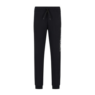 Armani (emporio armani) ea7 men's pants 2025 new fashion casual print lightweight breathable comfortable sports pants jogging leggings black white label m