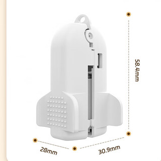 Fanxiang sealing clip roller dicing compression bag special vacuum compression bag sealing clip white - roller sealing clip (1 piece)