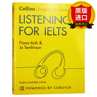 【正版】英文原版 柯林斯雅思听力 Collins English for Exams Listening for IELTS 雅思听力英语考试自学辅导学习工具9780008367527 全英文版