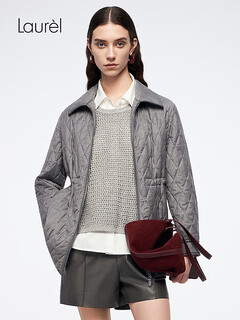 Laur l gray cashmere twill 25 autumn new shirt style down jacket lwl363l01900 floral gray xs