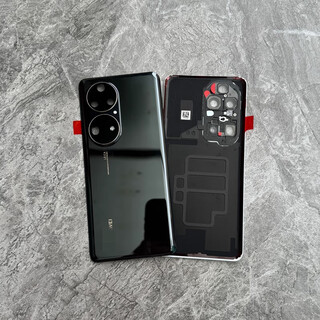 Suitable for huawei p50pro original glass back cover p50e original mobile phone back cover battery case pure original back screen p50pro obsidian gold black pure original disassembly 99 new installation