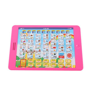 瑞智瑞智儿童中英文早教益智平板学习机宝宝字母拼音数学算术儿 粉红色