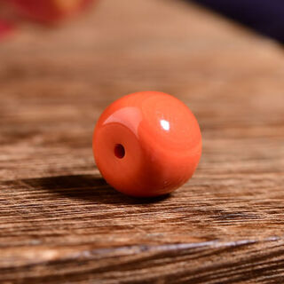 Mochen moeycior gemstone loose beads old type barrel beads dark orange large multi-treasure bracelet 108 beads accessories orange 8x7mm (single)