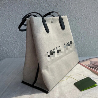 Shantou lincun bamboo bag bucket bag shoulder crossbody women's bag imitation canvas mini tote bag