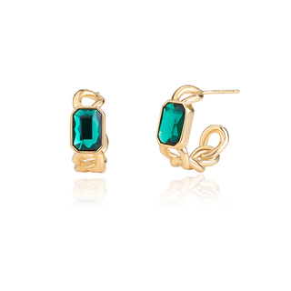 Ajidou ajidou earrings, the same style in offline malls, fashionable and simple crystal earrings, light luxury design, chinese valentine's day gift