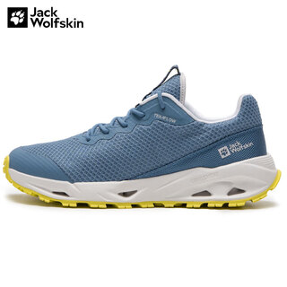 Jack wolfskin jackwolfskin men's and women's shoes spring outdoor wear-resistant mesh hiking shoes breathable hiking shoes (men's style) 4064361-1325_natural blue 40.5__250mm